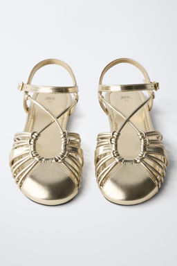 CANGREJERA TIRAS METALIZADA / Oro - Zara фото 4