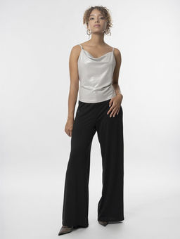 Топ серебристый ESMARA с атласным мерцающим эффектом  фото 6