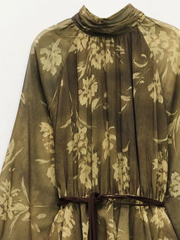 Платье мини с поясом / Zarina  фото 14