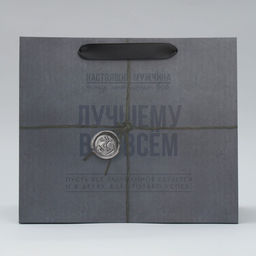 Цена за 2 шт. Пакет подарочный ламинированный, упаковка, Лучшему во всём, ML 27?23?11.5 см