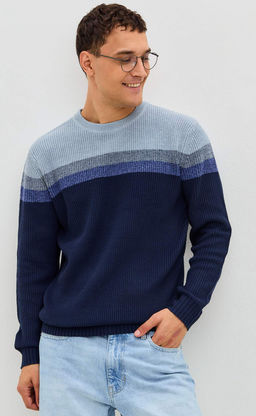 Джемпер F521-15193 d.blue