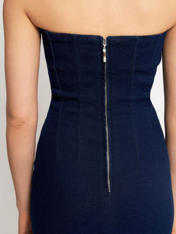 Платье джинсовое жен. Elsa индиго - Concept club фото 2