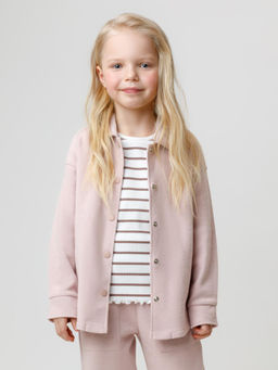 КР 302812/розовый лед к577 рубашка для дев