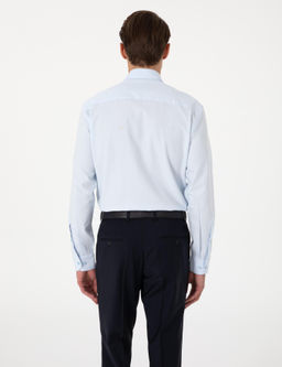 A__k Mavi Slim Fit Uzun Kollu G_mlek - Pierre cardin фото 5