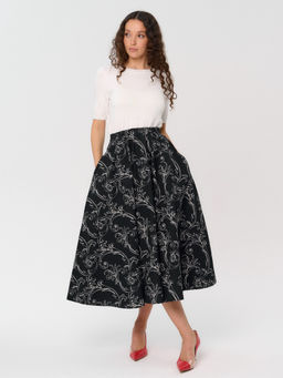 Юбка женская 12421-38003 black - Maxroses фото 2