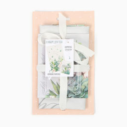 Кухонный набор «Этель» Eucalyptus: полотенце 40×73 см, саржа 190 г/м², формочки для печенья