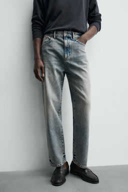 JEANS STRAIGHT ANKLE FIT / Azul medio - Zara фото 5