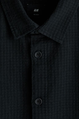 Camisa en mezcla de lino Relaxed Fit - H&m фото 3