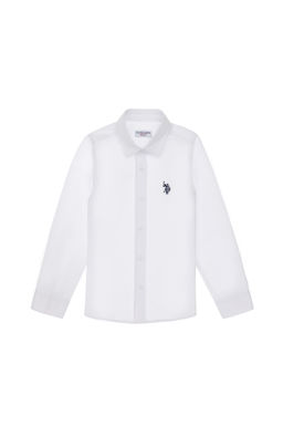 K_z _ocuk Beyaz Uzun Kollu Basic G_mlek Sepette S_rpriz _ndirim - U.s. polo assn фото 2