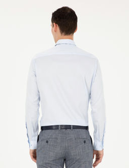 A__k Mavi Regular Fit Uzun Kollu Basic G_mlek