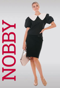 NOBBY, Юбка Ю44-87 (черный габардин)