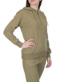 NOH109 KHAKI Костюм спортивный женский (хлопок 90%, полиэстер 10%)