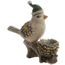 Фигурка декоративная "Птичка", L16 W6,5 H15 см, 2в.