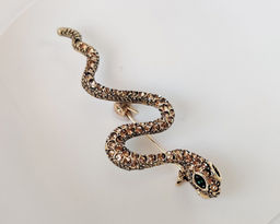 Брошь-кулон ЗМЕЙКА