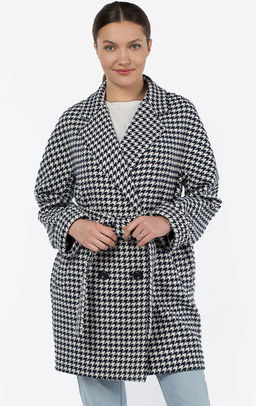 Пальто женское демисезонное (пояс) - El podio фото 12