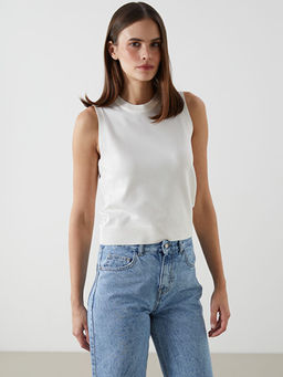 Bisiklet Yaka Kad?n Triko S?veter