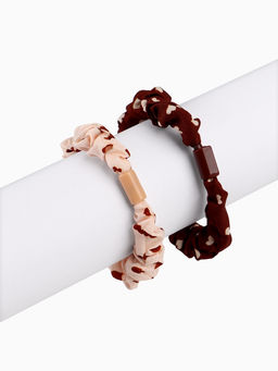 Цена за 2 шт. Резинка для волос «Сердечки», набор 2 шт., Коты аристократы