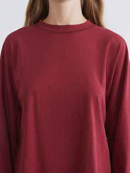 Bisiklet Yaka Kad?n Pijama Tak?m?