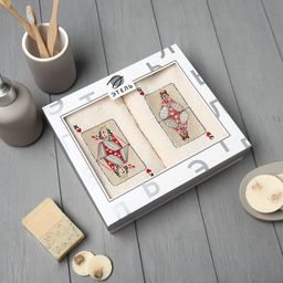 Полотенца махровые «Этель. Любовная пара», 35×60 см - 2 шт., хлопок 100%