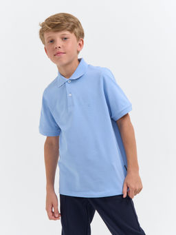 Футболка поло Голубая 7+ - Bungly фото 2