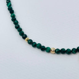 Бусы из Малахита с подвеской - Радуга самоцветов фото 3