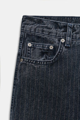 ZW COLLECTION HIGH-WAIST FLARED STRIPED JEANS - Zara фото 15