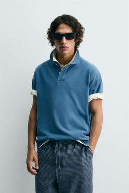 WASHED PIQU_ POLO SHIRT - Zara фото 10