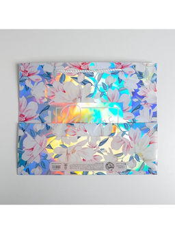 Пакет подарочный голографический, упаковка, Dreams come true, 32×26×12 см