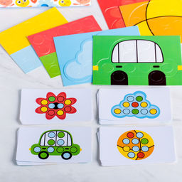 Развивающая игра по методике Сегена Мозаика для зайки - Лас играс фото 6