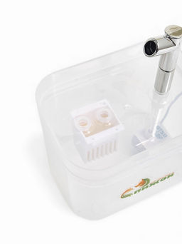 Фонтан для кошек и собак «Пижон», 1.5 л, 16.5×13×12 см, евророзетка, прозрачный