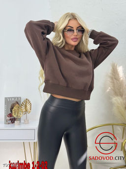 толстовка женская однотонная - Bruno фото 5