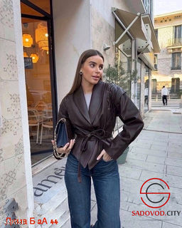 Кожаная куртка весенняя