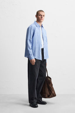 CONTRAST STRIPED SHIRT - Zara фото 4