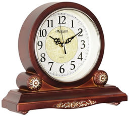 Настольные часы Mirron коричневые SN24CZDB