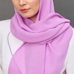 Палантин 170 х 70 см, цвет сиреневый - Мастерская ПОКРОВ фото 2