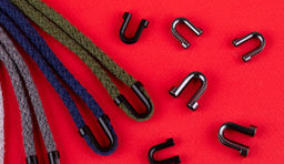 Концевик металл Gamma GB 1657 декоративные в пакете 20 шт №01 Черный