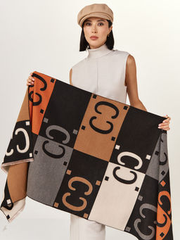 в составе ШЕРСТЬ  и КАШЕМИР Большой, мягкий, теплый  двусторонний палантин - Tantino фото 8