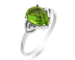 Кольцо из серебра султанит, Виолет