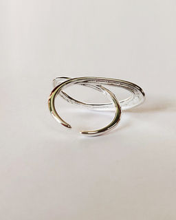 Кольцо с белым серебрением - Vel vett фото 2