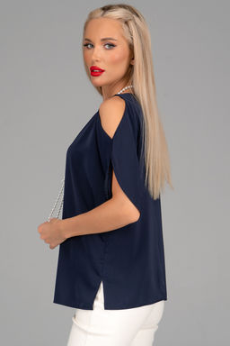 Блузка Аура (синий)