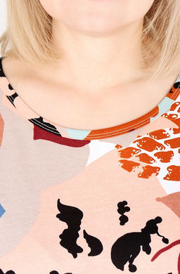 Платье Кассандра Х-483 (46-62) кулирка. Цвет в ассортименте - Лотос фото 4