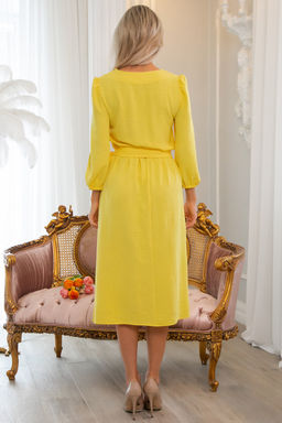 Платье Open Style 6691 желтый