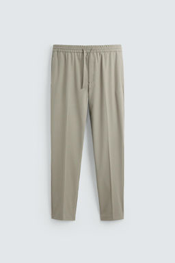 COMFORT FIT JOGGER WAIST TROUSERS - Zara фото 6