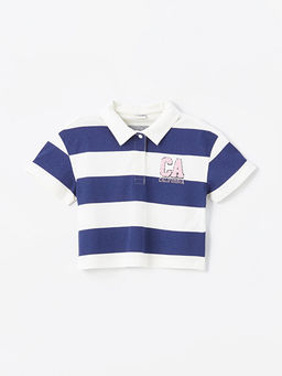 Polo Yaka K?sa Kollu K?z ?ocuk Ti??rt