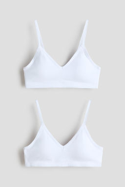 Pack de 2 crop tops con relleno