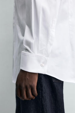 TEXTURED SHIRT WITH CUFFLINKS - Zara фото 13