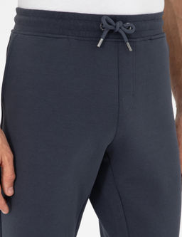 Эластичные спортивные штаны Jogger антрацитового кроя из смесового хлопка - Cacharel фото 5