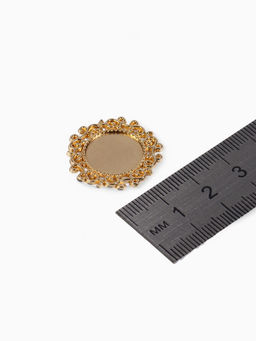 Рамка с сеттингом (набор 4 шт.), площадка 14 мм, JC-611, цвет золото