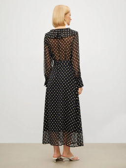 ЕМКА / Платье приталенное с принтом - Emka фото 4