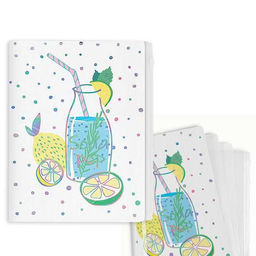 Папка для школьных тетрадей пластиковая арт. 50963/ 12 ЛИМОНАД (полипропилен, формат А4, 23.5х31 см,